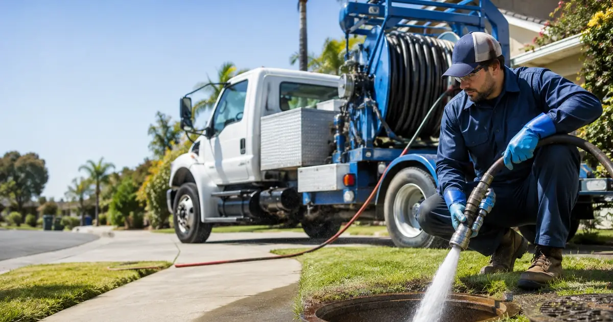 Hydro jet sewer cleaning San Luis Obispo
