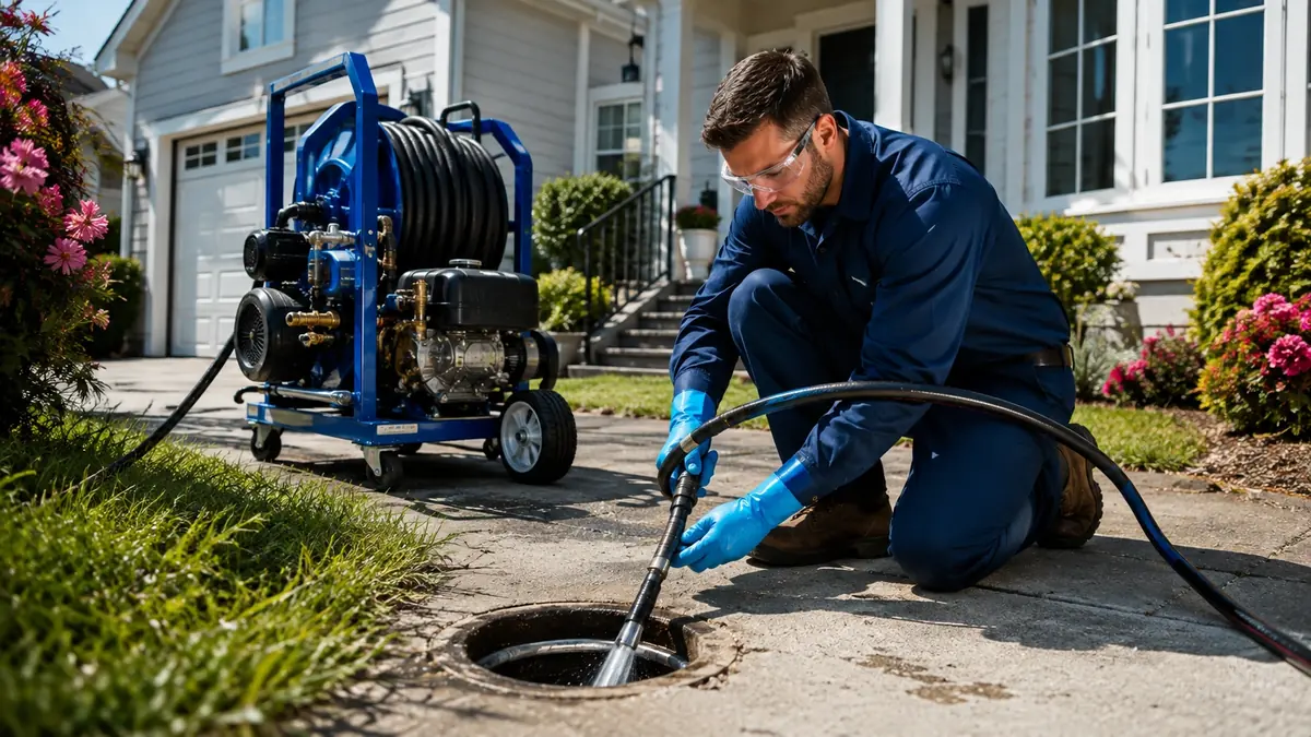 Residential Hydro Jet Drain Cleaning in San Luis Obispo